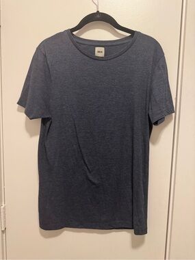 Asos Design Men’s Small Heathered Navy Crew Neck T-Shirt Basic Short Sleeve Tee